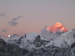 Sunrise over Everest Sunrise over Everest