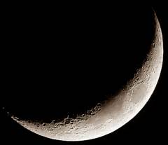 Moon Crescent 3 Day Lunation